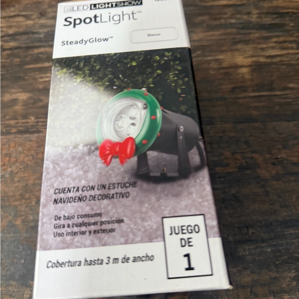 LED Light‎ Show Christmas Spotlight with SteadyGlow in White
